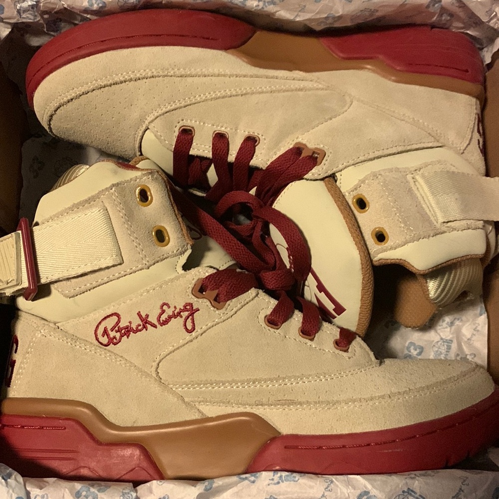 Patrick Ewing 33 Hi Taupe Clay Maroon 1BM00154-925